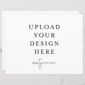 8,5-inch x 11-inch flatpanel - Liggend (Voorkant / Achterkant)