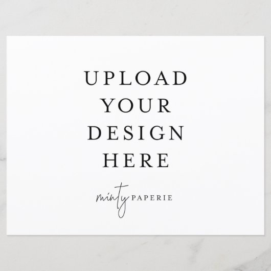 8,5-inch x 11-inch flatpanel - Liggend (Voorkant)