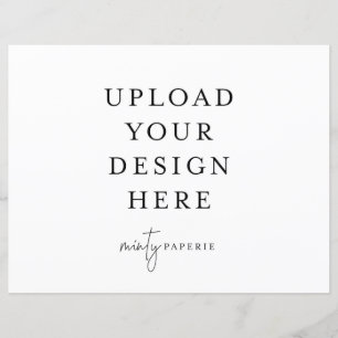 8,5-inch x 11-inch flatpanel - Liggend