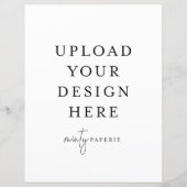 8,5-inch x 11-inch flatpanel - Portret (Achterkant)