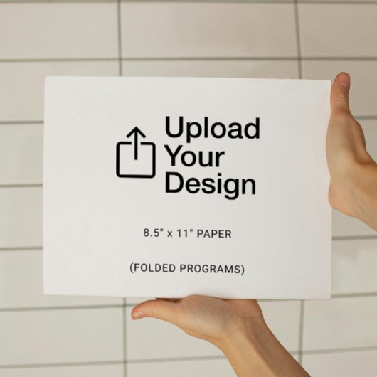 8,5-inch x 11-inch flatsheet - Gevouwen programma'