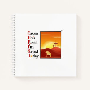 8,5 x8,5 Christ Acronyme Deluxe Carnet Spiral