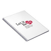 8,5 x 11 Carnet spiral (Côté Droit)