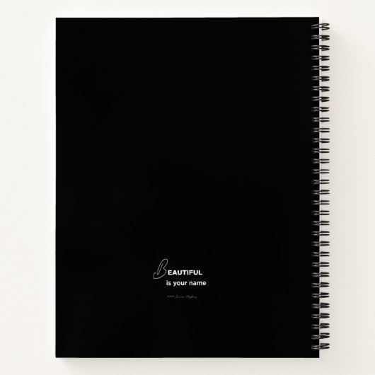 8.5" x 11" Deluxe Spiral Notebook Notitieboek (Achterkant)