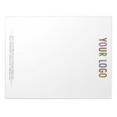 8.5 x 11 Notitieblok voor aangepaste lettergrootte (Voorkant)