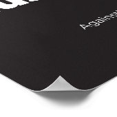 8.5" x 11", Stop Profiling Muslims Poster (Matte) (Coin)