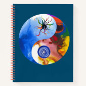 8,5x11 harde cover yin yang Luci Michael notitiebo Notitieboek (Voorkant)