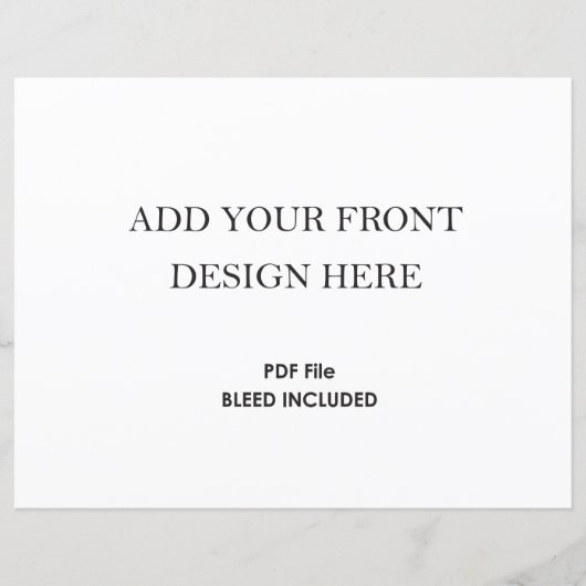 8.5x11" Print _Horizontal Double sided  (Voorkant)