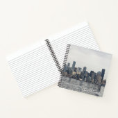 8.5X8.5 Carnet spiral - skyline de Seattle, WA. (Intérieur)