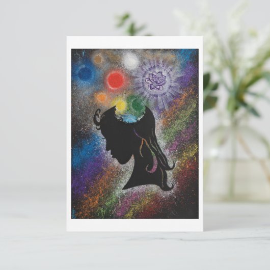 8,9 cm x 12,7 cm Carte de remerciements plat (Debout devant)