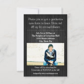 8/9 Photos Bois gris - 3x5 Faire-part de diplôme (Dos)