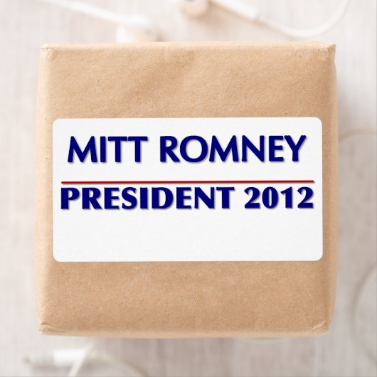 8 Aangepaste grote labels per vel Mitt Romney (Insitu)