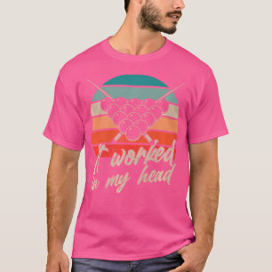 8 bal acht bal grappig zwembad biljart t-shirt
