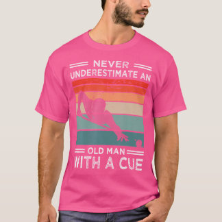 8 bal acht bal grappig zwembad biljart t-shirt