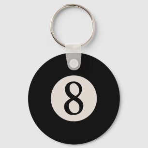 8-Ball 8 Sleutelhanger