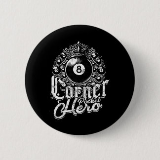 8-ball Biljart Hoek Pocket Hero Ronde Button 5,7 Cm