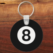 8 Ball biljart Pool Table Kostuum Acht Ball Sleutelhanger (Voorkant)