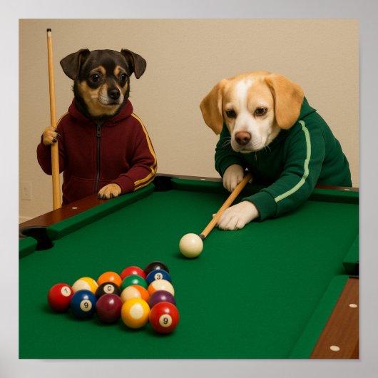 "8-Ball Break" Poster (Voorkant)