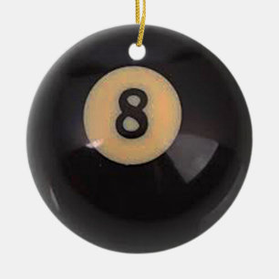 "8 Ball"-cadeaus voor balletjes en -producten Keramisch Ornament