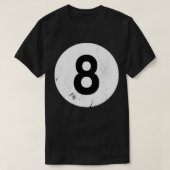 8 Ball Cue Ball nood designTShirt T-shirt (Design voorkant)