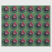 8 Ball Kerstmis Cadeaupapier (Vlak)