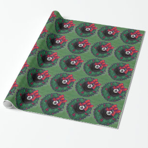 8 Ball Kerstmis Cadeaupapier