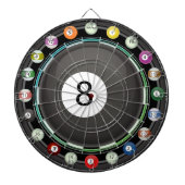 8-ball Multi-Target 20 Count Dartboard Dartbord (Voorkant)
