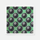 8 Ball Patroon Servet (Voorkant)