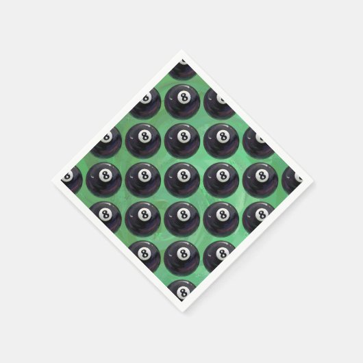 8 Ball Patroon Servet (Hoek)