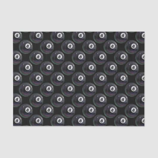 8 Ball Patroon Tissuepapier (Voorkant)