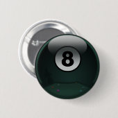 8-Ball Ronde Button 5,7 Cm (Voorkant /achterkant)