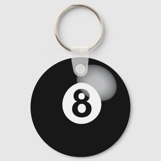 8 Ball Sleutelhanger (Voorkant)