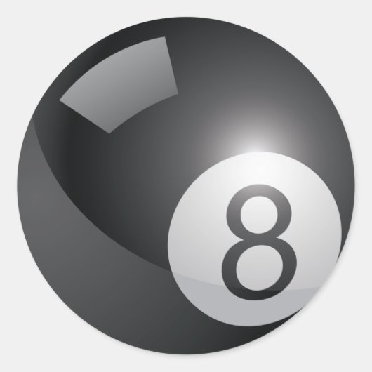 8 Ball Sticker (Voorkant)
