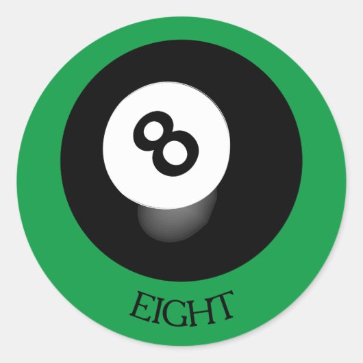 8 Ball Sticker (Voorkant)