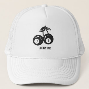 8 Ball Trucker Hoed Lucky Me Kersen Pet