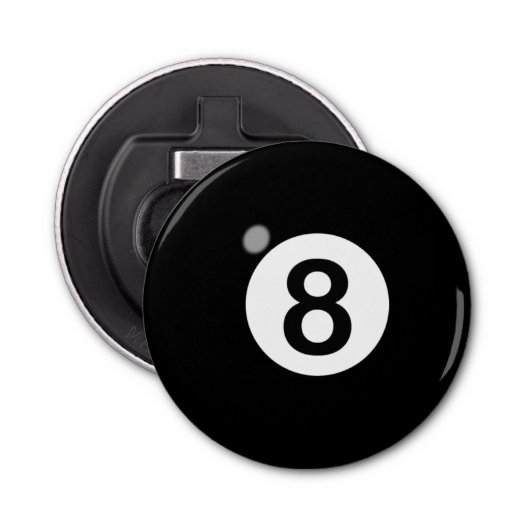 8 Ballflesopener Button Flesopener (Voorkant)