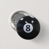 8 Billiard Pool Ball Ronde Button 3,2 Cm (Voorkant /achterkant)
