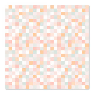 8-Bit Computer Game Regenboog Blok Behang