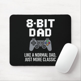 8-bit Dad Classic Gamer Controller Ontwerp Muismat