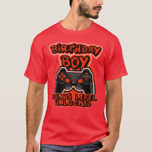 8 Bit Gaming Oranje Videospel Controller grappig T-shirt