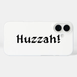 8 bit Huzzah! iPhone 16 Hoesje