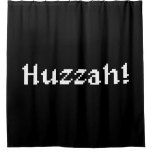 8 bit Huzzah! Douchegordijn