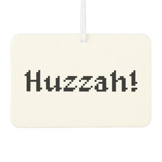 8 bit Huzzah! Luchtverfrisser (Voorkant)