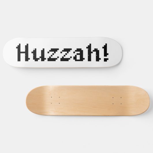 8 bit Huzzah! Skateboard (Horizontaal)