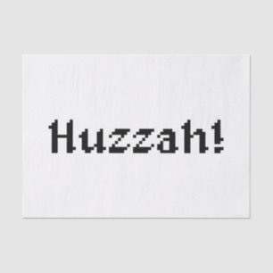 8 bit Huzzah! Tissuepapier
