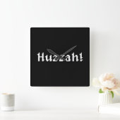 8 bit Huzzah! Vierkante Klok (Huis)