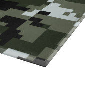 8 Bit Pixel Digitale Stedelijke Camouflage / Camo Snijplank (Hoek)