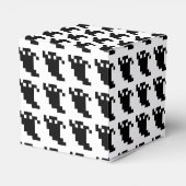 8 bit Pixel Ghost Shadow Bedankdoosjes (Achterkant)