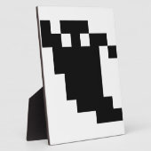 8 bit Pixel Ghost Shadow Fotoplaat (Zijkant)