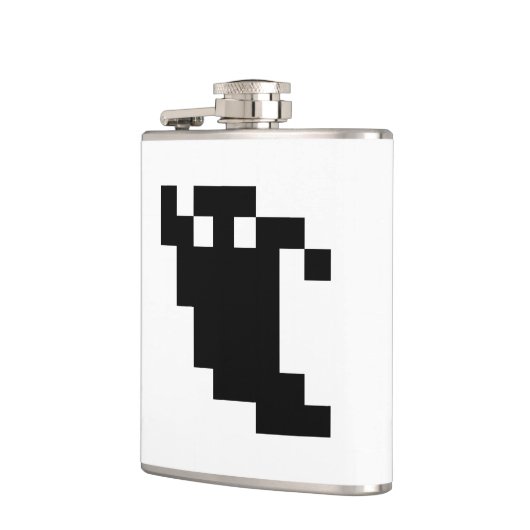 8 bit Pixel Ghost Shadow Heupfles (Links)